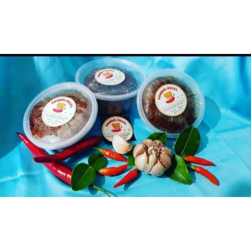 

Sambel Pecel khas Nganjuk, kemasan 250 gram, (Promo Beli 10 pcz gratis 1)