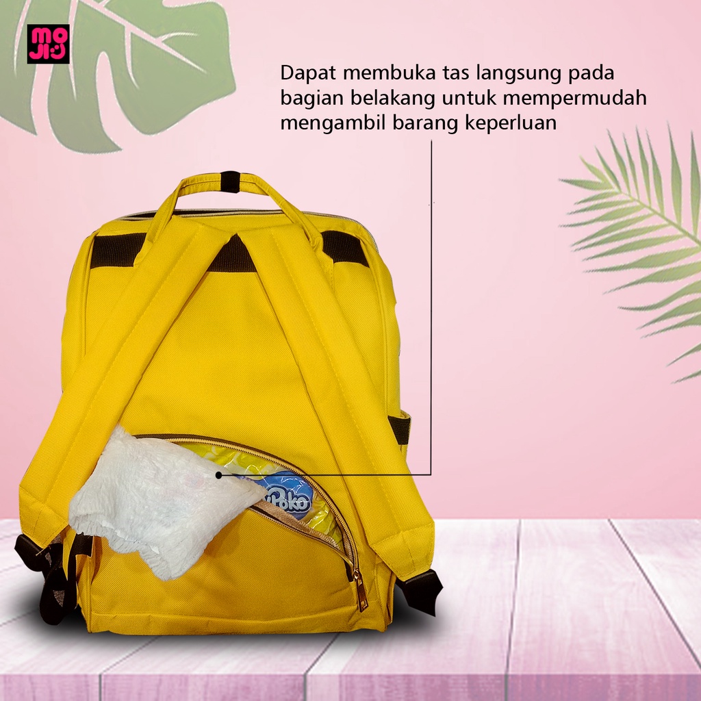 MOJI - Anello Diaper Bag / Ransel Bayi / Tas Perlengkapan Bayi / Tas Popok Bayi Best Seller