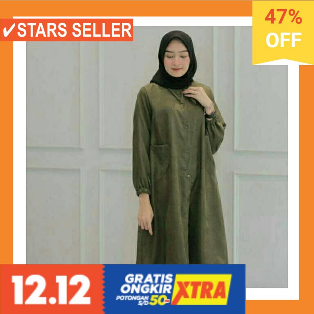 PAKAIAN MUSLIM TERBAIK PALING ANAK ORANG TUA PINK MURAH / Kirana Tunik Tunikmurah Atasanwanita