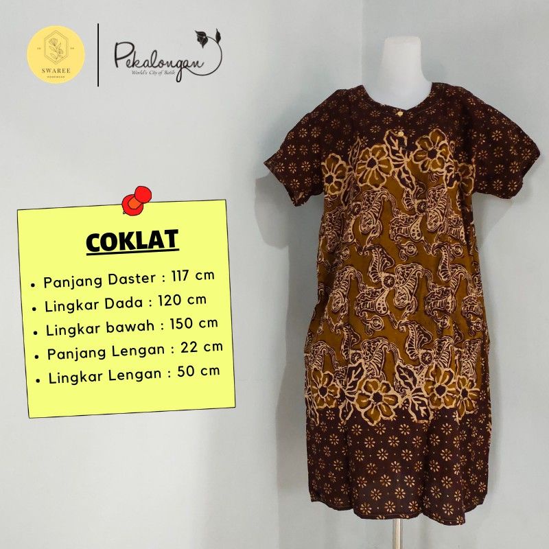 Daster Batik Jumbo Rayon Murah Busui Friendly Bisa Ecer Dan Pilih Warna