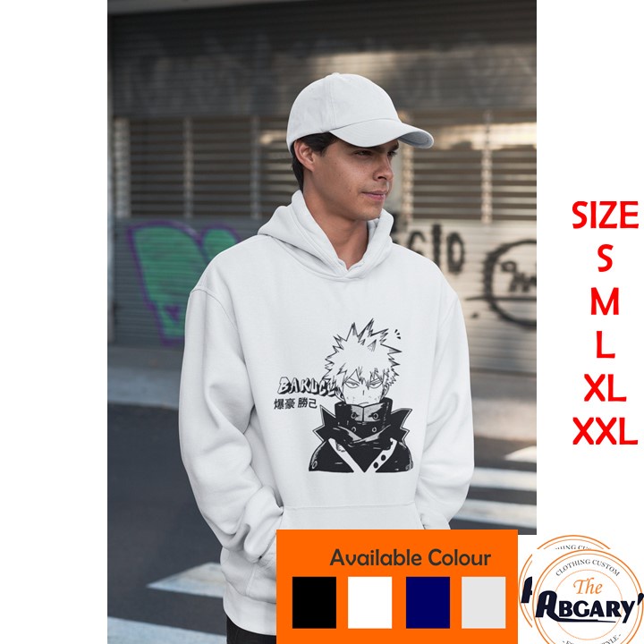 jaket anime my hero academia kacchan hoodie katsuki bakugou keren