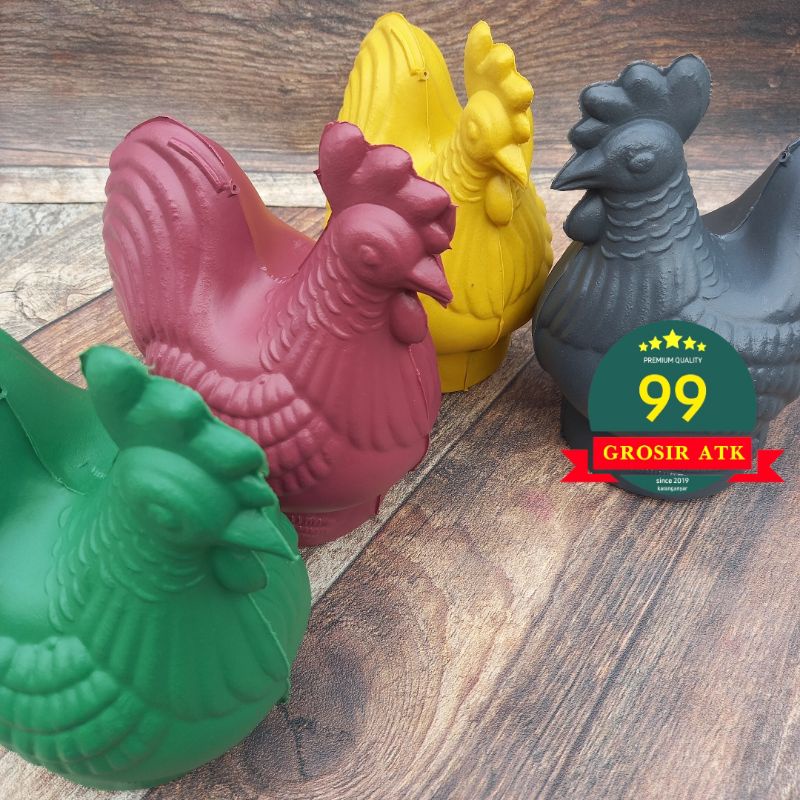 Jual CELENGAN AYAM PLASTIK/Celengan target/menabung/celengan murah