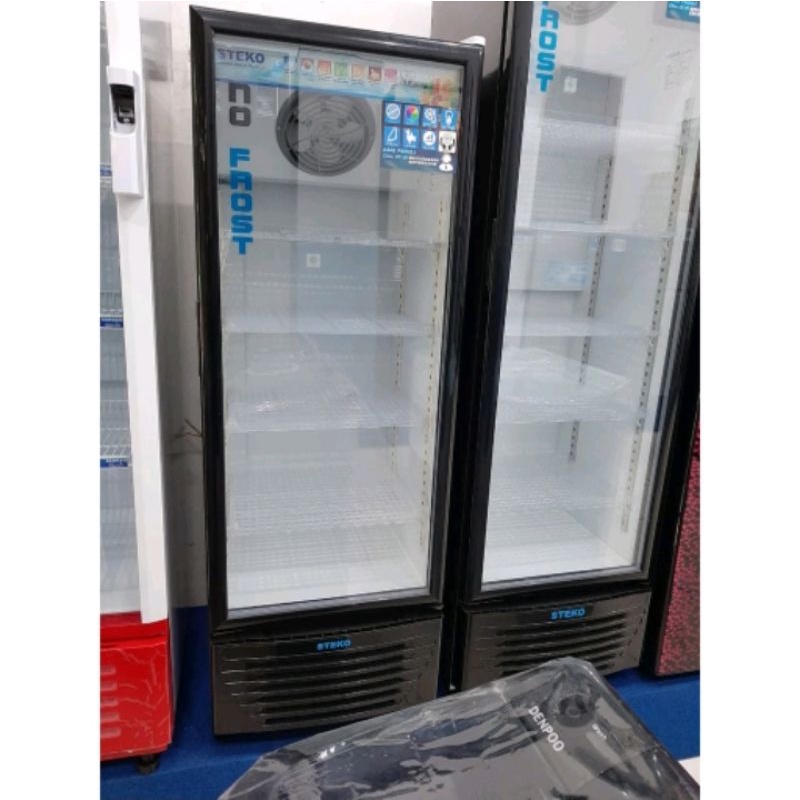 SHOWCASE STEKO 4RAK NO FROST / LEMARI PENDINGIN MINUMAN 4RAK MG220