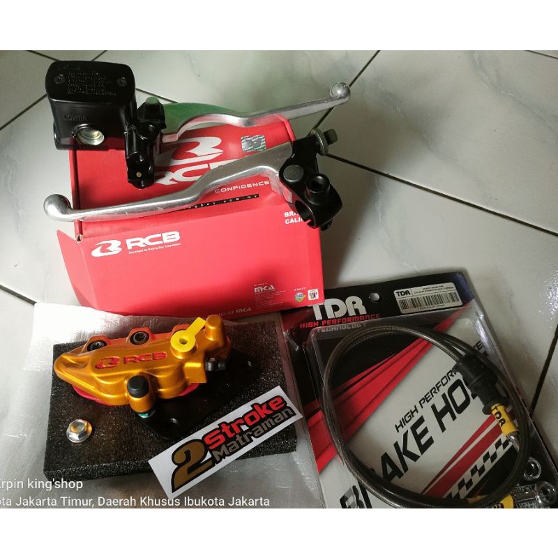 Master rem dan kopling R25 set kaliper RCB pnp Rx king New/king muda