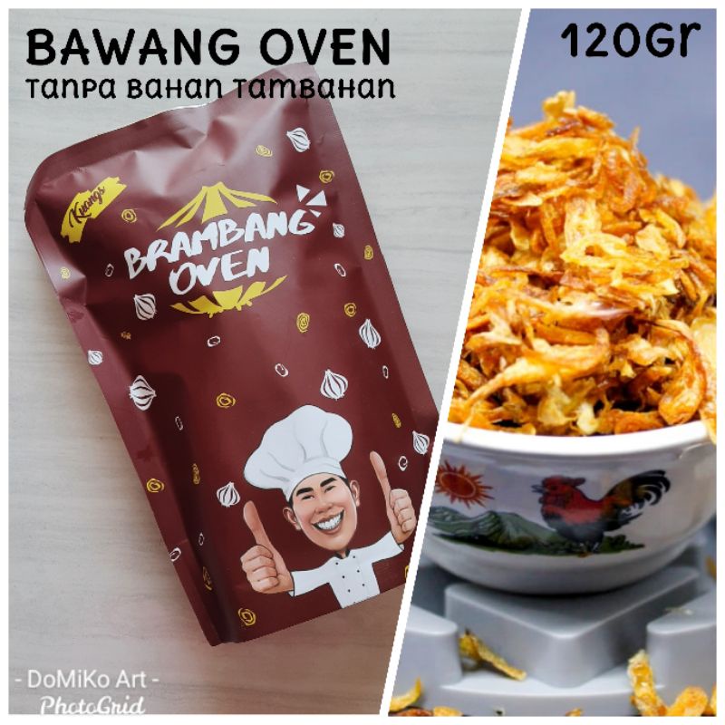 

Bawang Brambang Oven Kuang ASLI BAWANG TANPA BAHAN TAMBAHAN 120gr