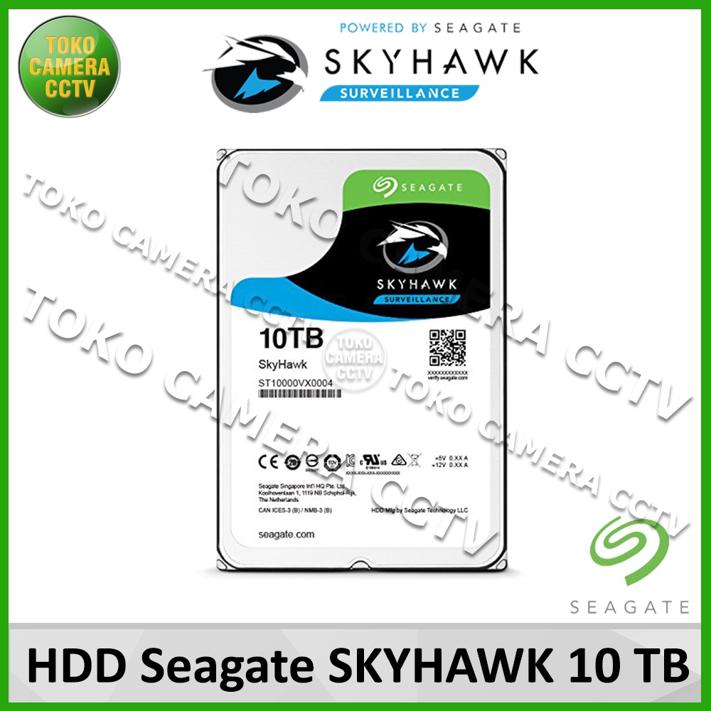 Hard Disk Seagate Skyhawk 10TB Khusus CCTV / Harddisk Seagate Skyhawk 10 Terra