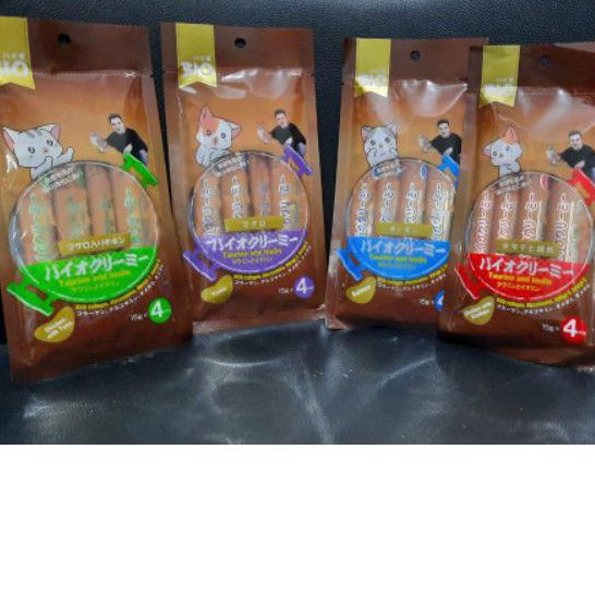 1 PCS BIO CREAMY TREATS MAKANAN KUCING CAT FOOD