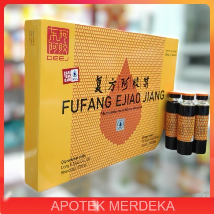 fufang ejiao jiang obat cina 1 box 12 botol