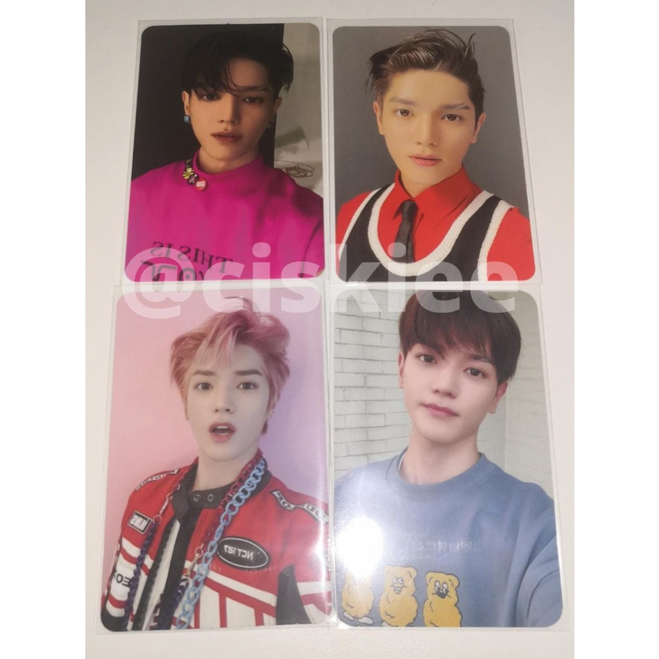 photocard pc taeyong sticky, classic, 1st player, slowacid autumn