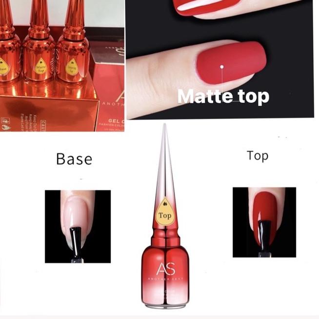 ❀ AS Nail Gel Base coat/Top coat/Matte top ⅎ