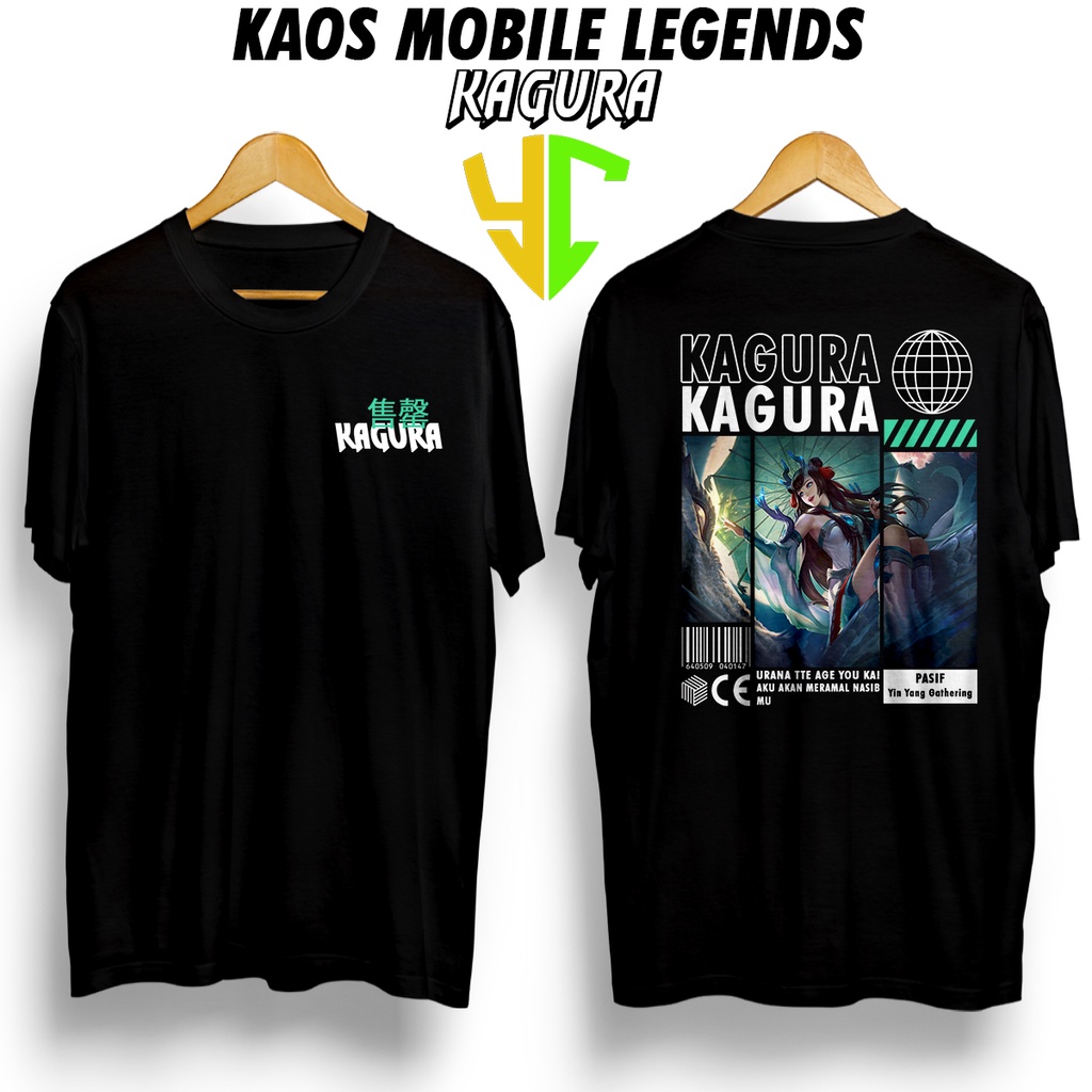 YC Kaos StreetWear Hero ML (KAGURA EPIC DRAGON) Bisa Request Hero, Kaos Pendek Pria Kaos Premium Kas