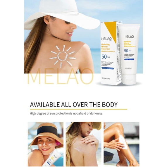 [Memutihkan Kulit] Sunscreen UV Shield SPF 50 PA++++ Whitening 75ml