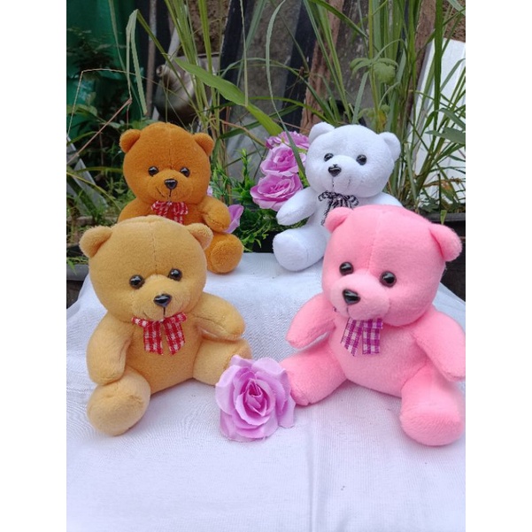 BONEKA BERUANG BUKET WISUDA HAMPERS+- 17CM/ TEDDY BEAR PINK/COKLAT/CREAM