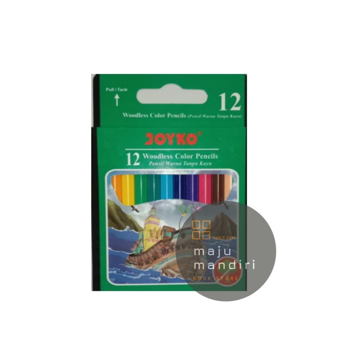 

WARNAPENSIL- JOYKO PENSIL WARNA UKURAN KECIL ISI 12 WARNA -PENSIL WARNA