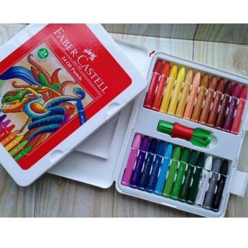 

Crayon Oil Pastel Faber Castell 24 Warna Bag