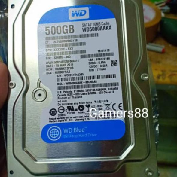 Garansi Produk Hardisk WD WDC 500GB Blue HDD CCTV Harddisk PC Hard disk Komputer