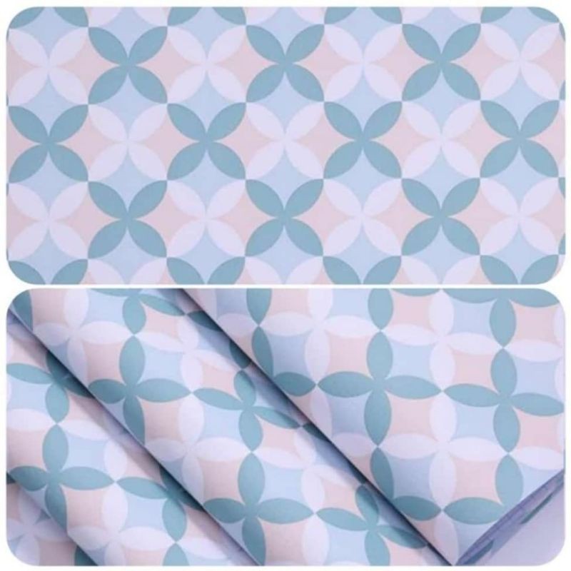 wallpaper sticker dinding murah kode 1575 batik Kawung