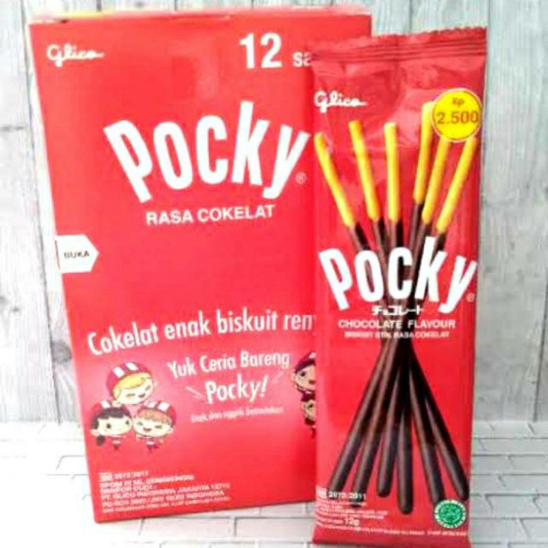 Glico Pocky Sachet Per Box Isi 12 sachet x 12 gr