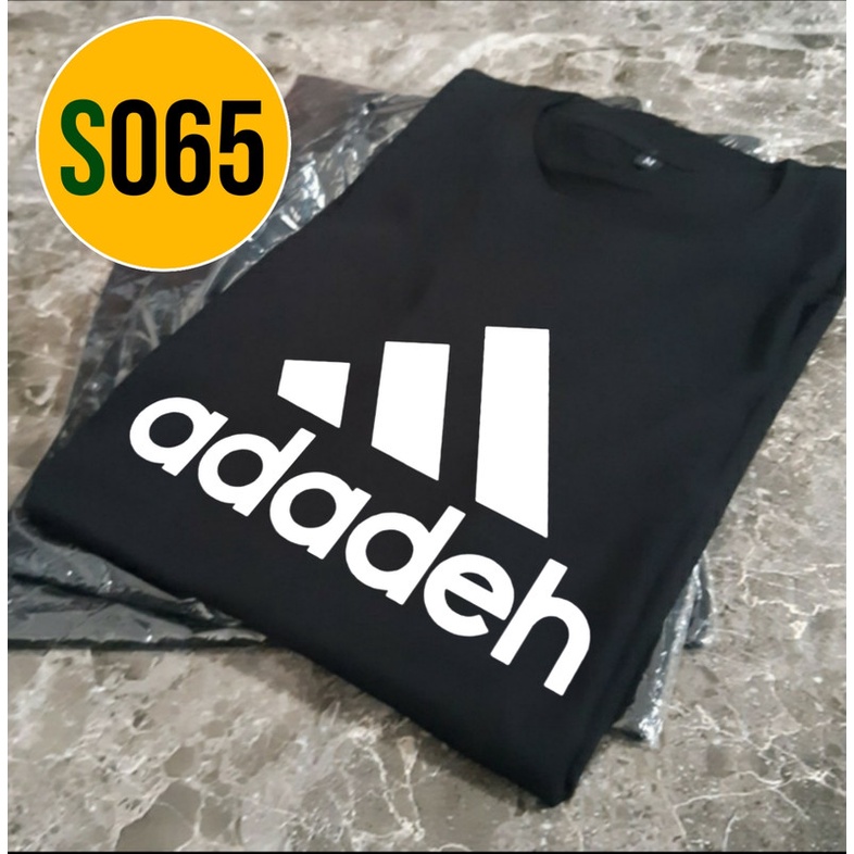 S065 baju kaos tshirt kata plesetan adadeh distro fashion pria wanita