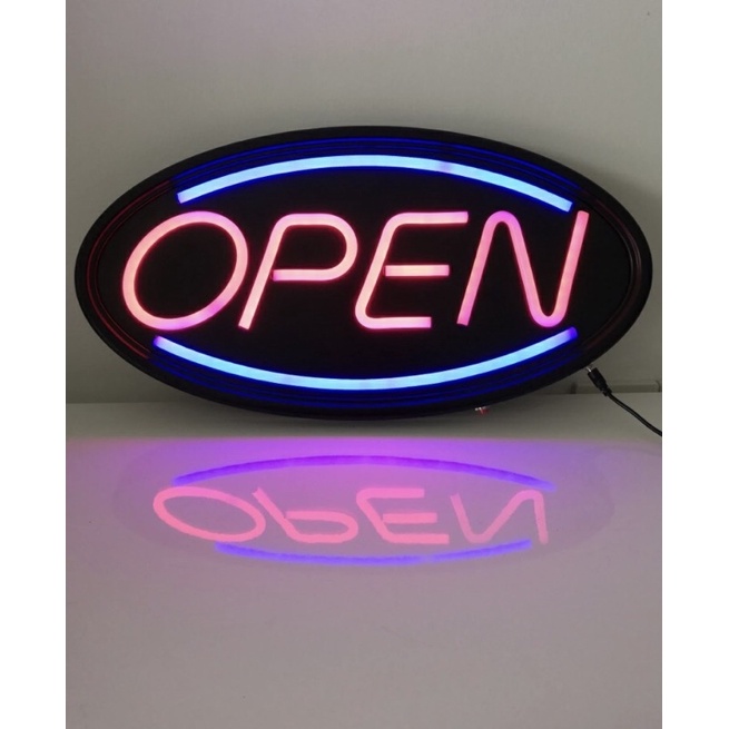 

Sign OPEN LED Neon Light Lampu Neon Warna