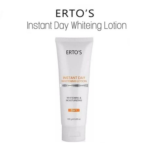 ERTO'S INSTANT NIGHT/ DAY WHITENING LOTION 100GR