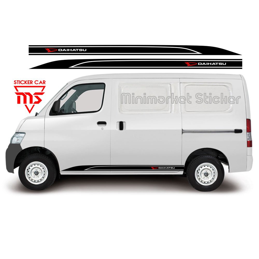 Sticker Stiker Stripe Mobil Gran Max Cutting Sticker Daihatsu Gran Max Minimalist Shopee Indonesia