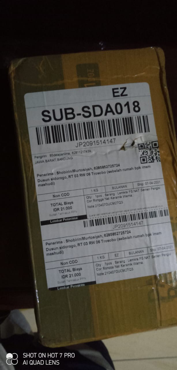 Lemkra Fs Nat Semen Pengisi Cor Rongga Nat Keramik Warna