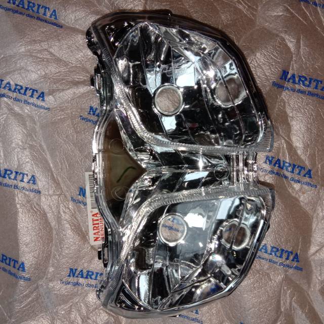 Reflektor plus mika  lampu depan Jupiter Z new 2010 salib robot