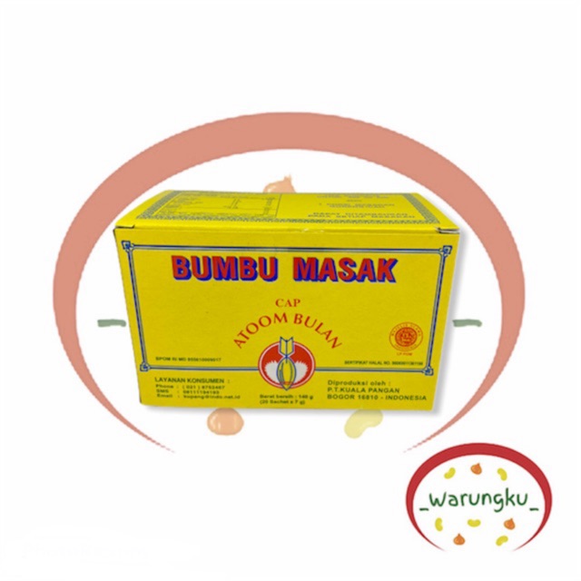 

[SACHET] BUMBU Instan Cimol Seblak Cilok Atoom Atom Bulan - Bumbu Masak 1 Pcs