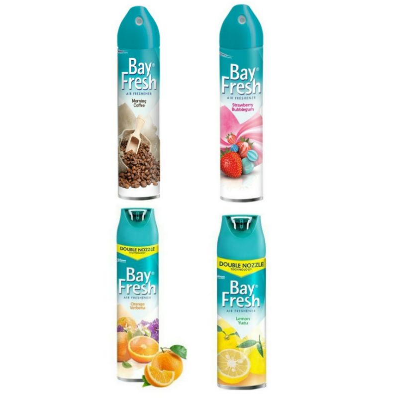 Bayfresh Pengharum Ruangan Spray 225ml Coffee / Orange / Strawberry / Lemon