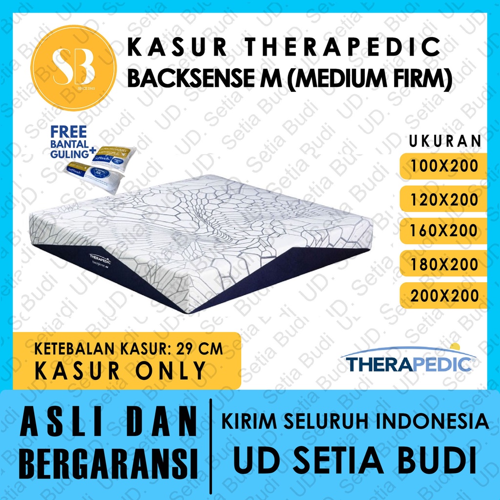 Kasur Therapedic Backsense M Medium Firm