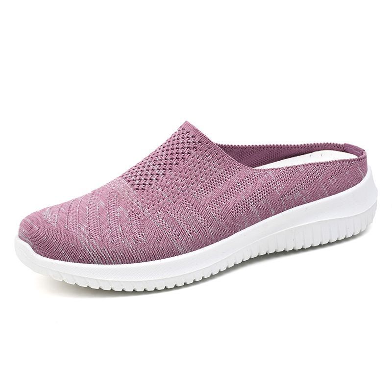 Sepatu Selop  Flyknit Shoes Women import / Sepatu Slip On Wanita  #883 Sepatu Import