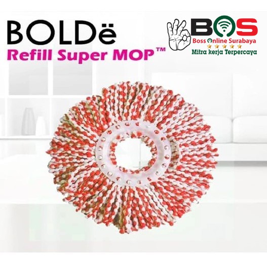 Refill Kain Pel Bolde Super Mop Refill Bolde Kain Microfiber Refill