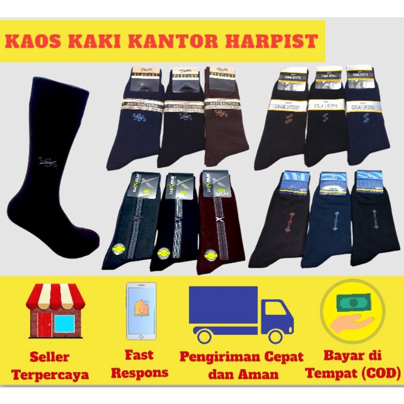 KAOS KAKI KANTOR PANJANG HARPIST ANTI BAKTERI