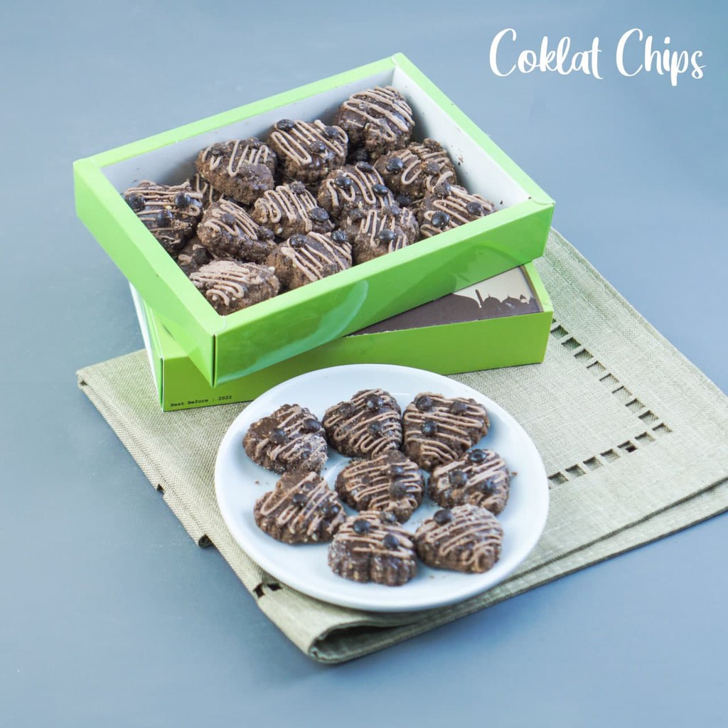 

Kue Kering Lebaran Chocolate Cokelat Coklat Chips Premium