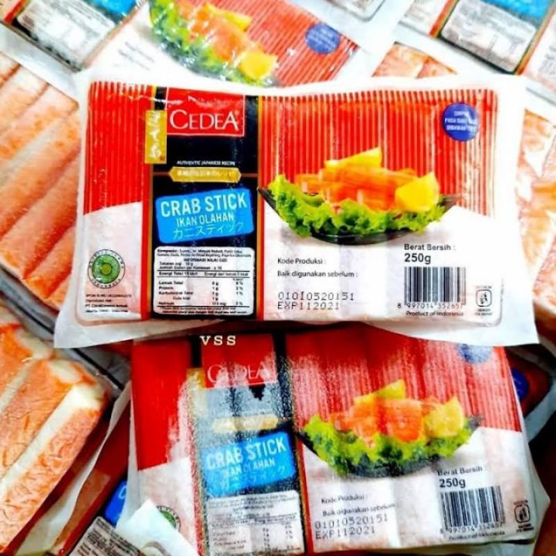 Cedea Crab Stick/Crabstick/Olahan Ikan/Crabstick Seafood/Cedea/Cedea Crabstick