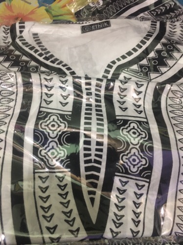 Kaos Barong Kaos Etnik Dashiki Bohemian Style All Size Pria Wanita Motif Indian