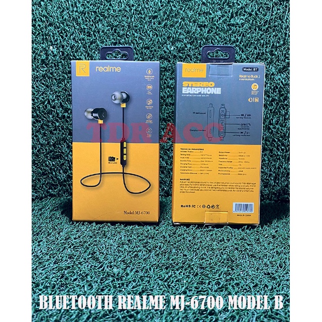 HANDSFREE HEADSET EARPHONE BLUETOOTH REALME MJ6700A MJ6700B