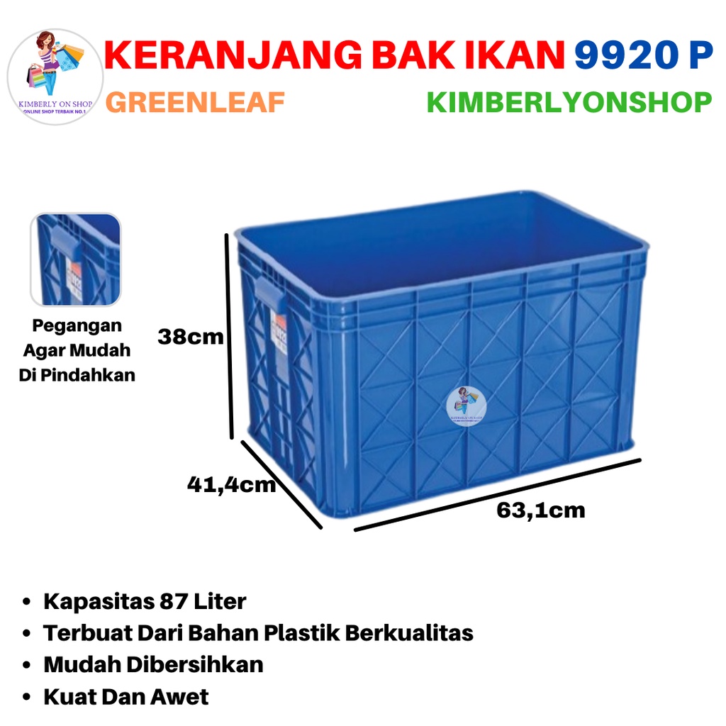 Keranjang Industri Box Container 9920 P Atari Green Leaf