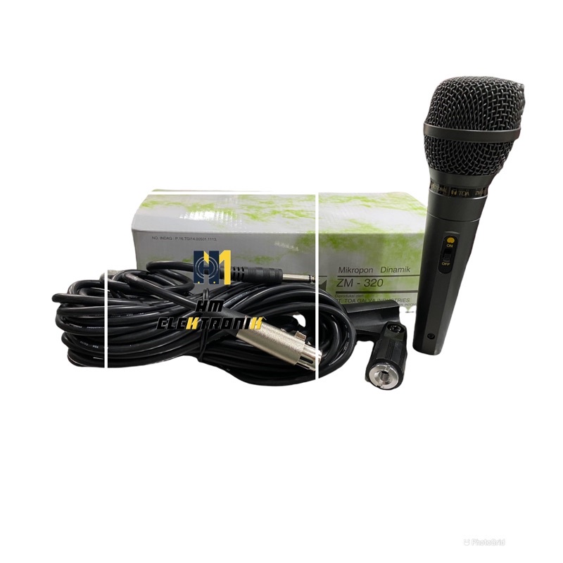 Mic TOA ZM 320 Microphone Kabel Toa
