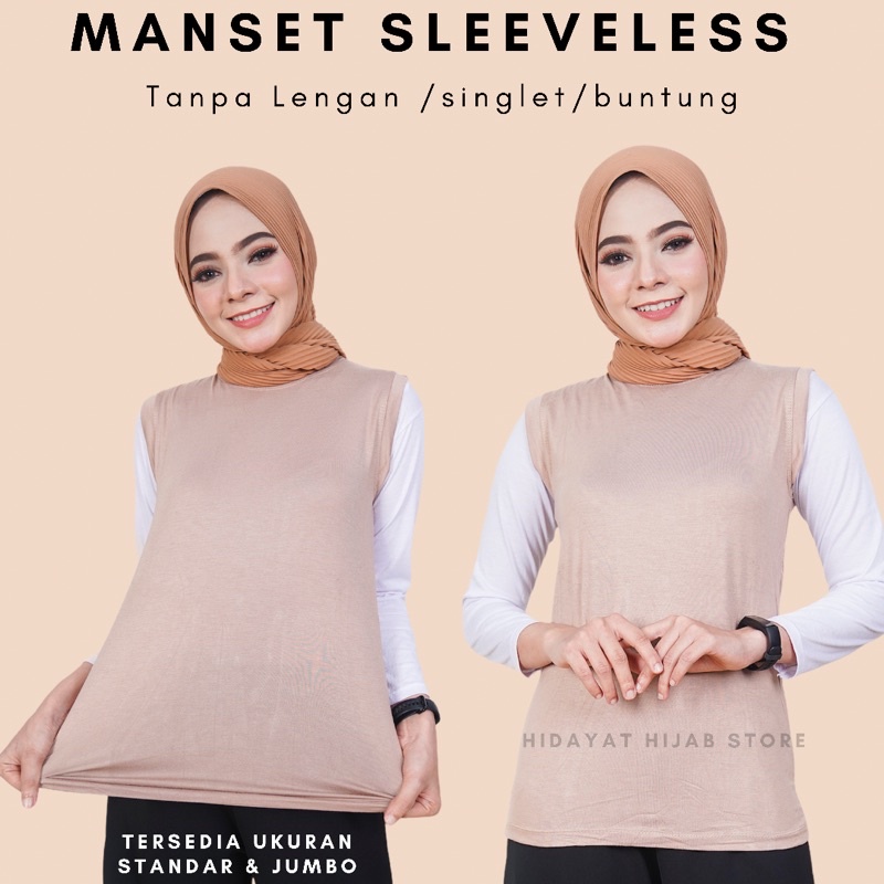 Manset Tanpa Lengan/Manset Buntung /Sleeveless/Manset Yukenzi