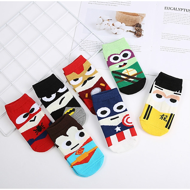 Ready Stock Kaos  Kaki  Bayi  Model Low Cut Motif Kartun 