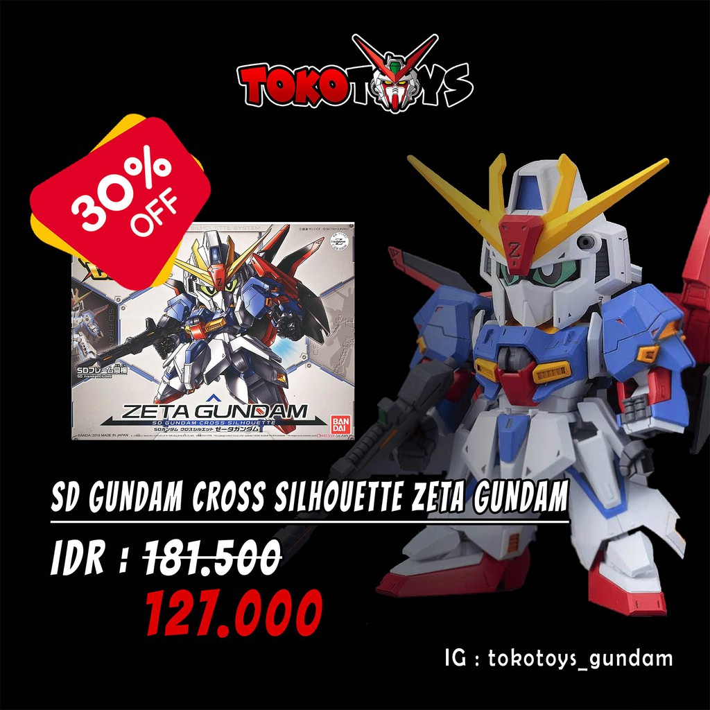 SD GUNDAM CROSS SILHOUETTE ZETA - ORIGINAL BANDAI