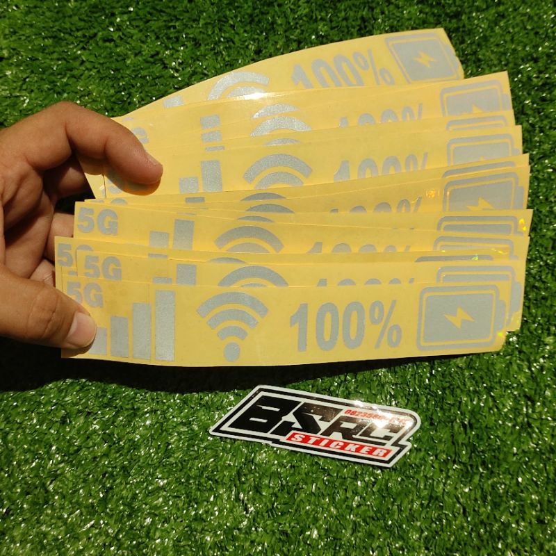 

sticker batrai wifi mobil / stiker Hp