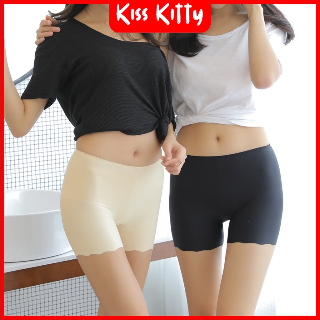 Celana Dalaman Wanita Pendek ketat daleman Safety Pants Import Seamless Anti Nyeplak Celana Ice Silk