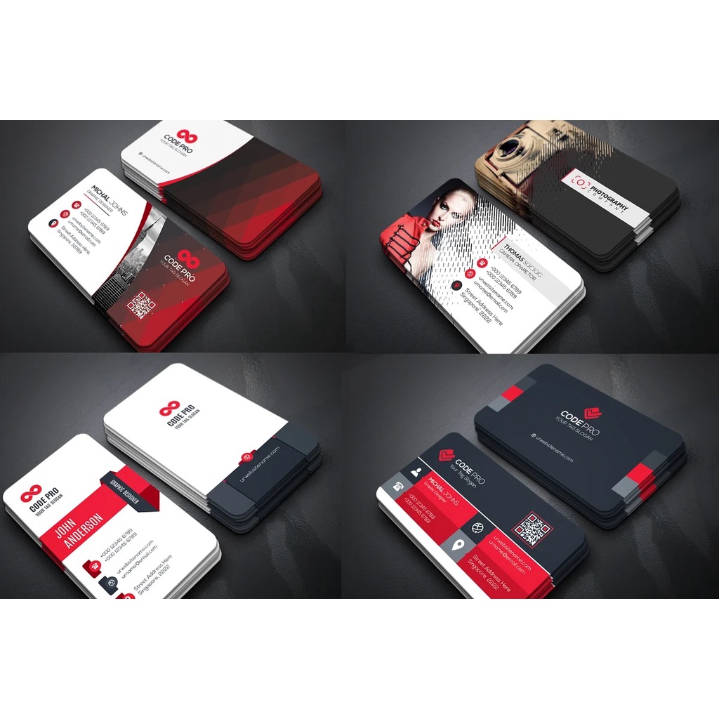 Multipurpose Business Cards Bundle - Photoshop