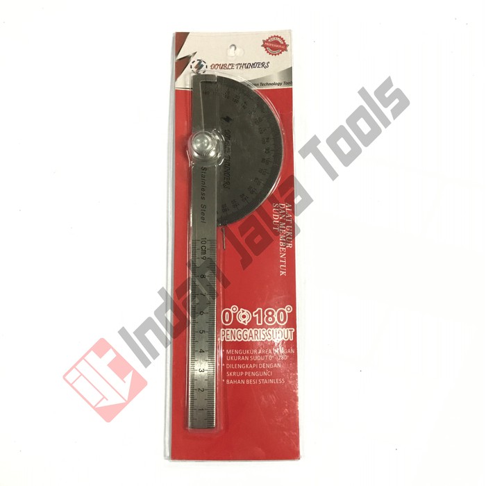 

DOUBLE THUNDERS Protractor Penggaris Busur Derajat Sudut Stainless