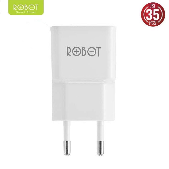 Kepala Charger Robot RT-K4 Adaptor Charger 1A  (1 Box isi 35Pcs) Garansi Resmi 1 Tahun