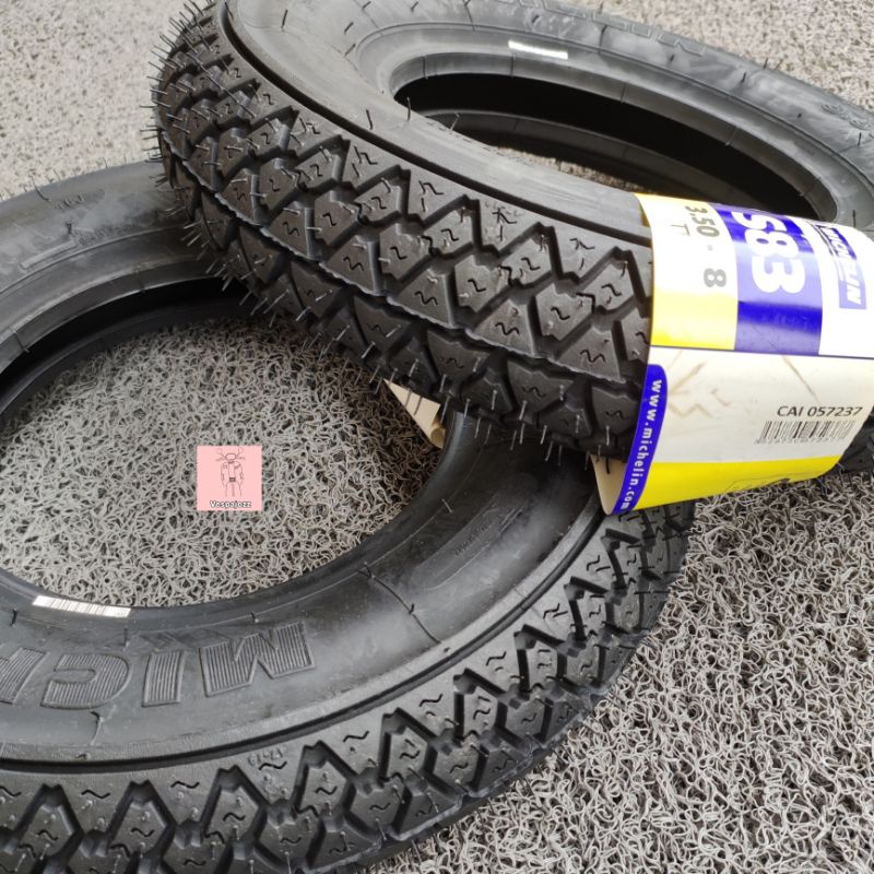 Ban NON Tubles MICHELIN S83 Ukuran 350-8 Ring 8