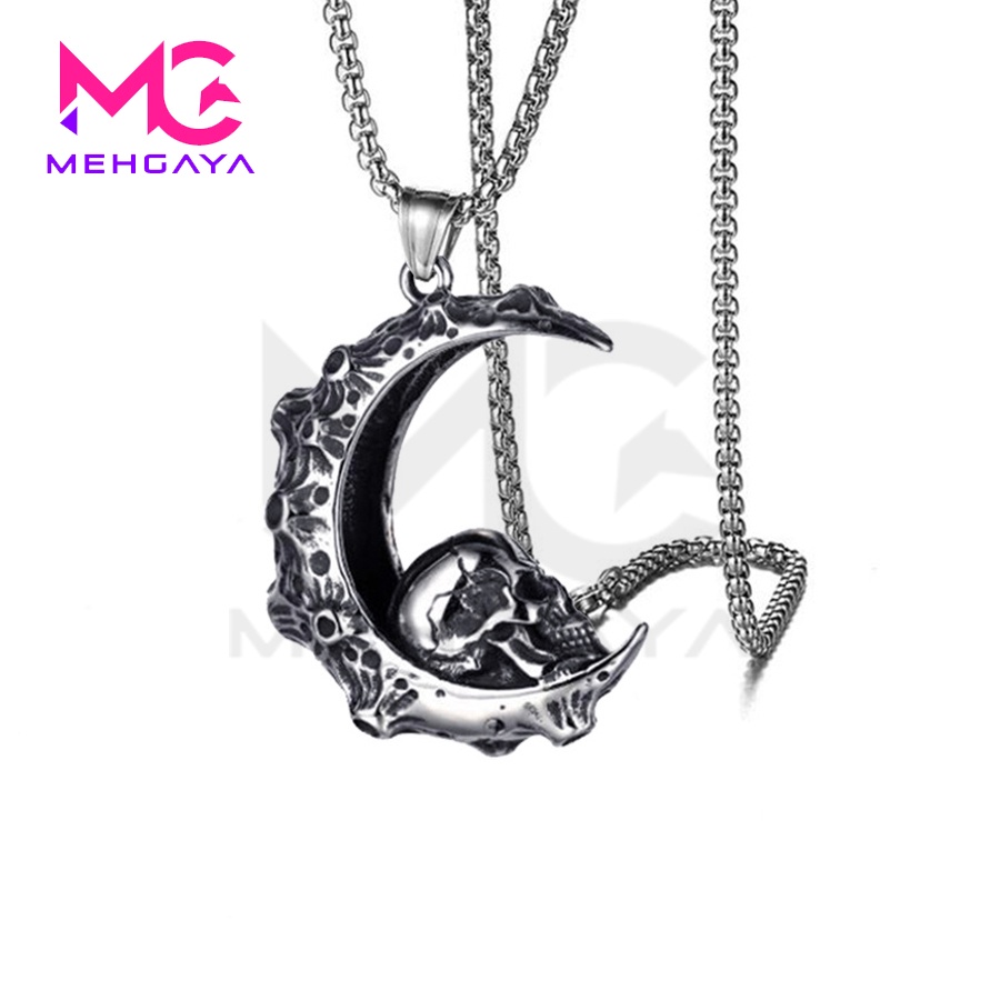 Kalung tengkorak bulan sabit